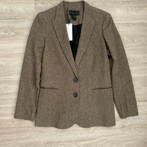 Mango Brown Women's Blazer